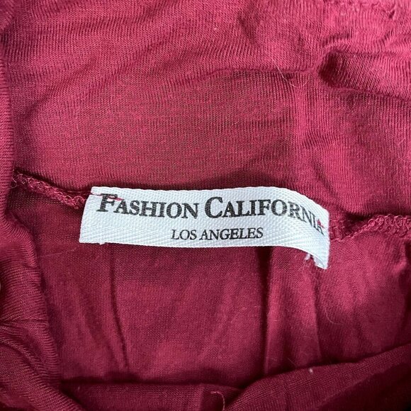 Fashion California midi skirt red vintage style comfortable women's size small - Picture 2 of 2